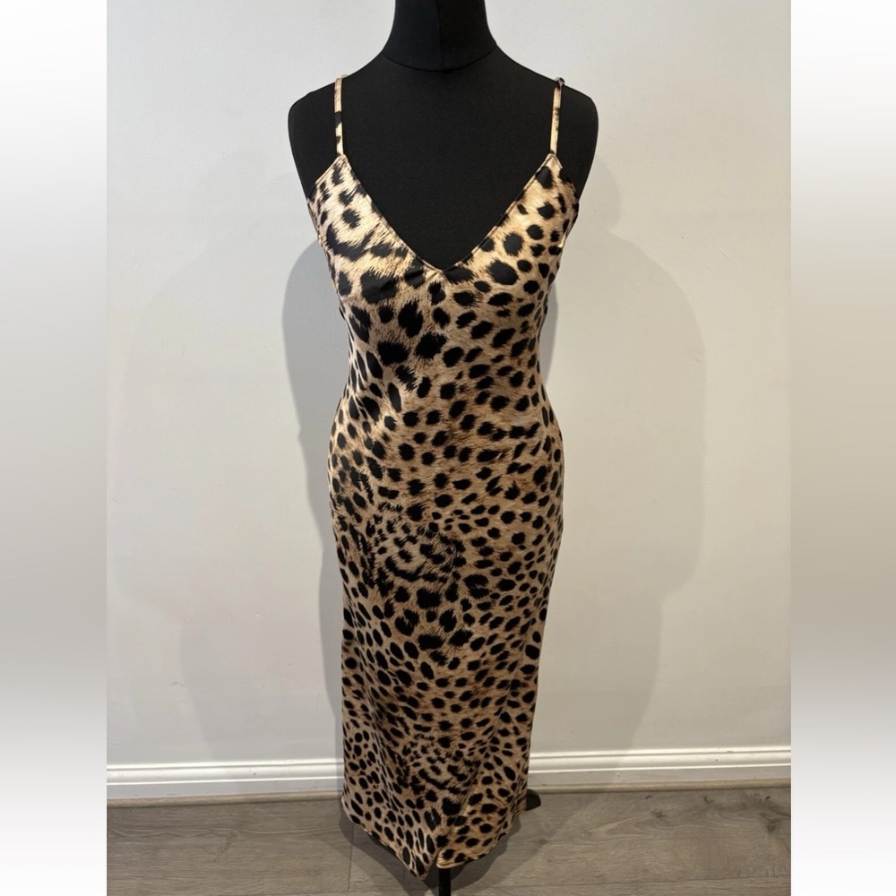 Zara Animal Print Dress XS Sold Out Style - BNWT